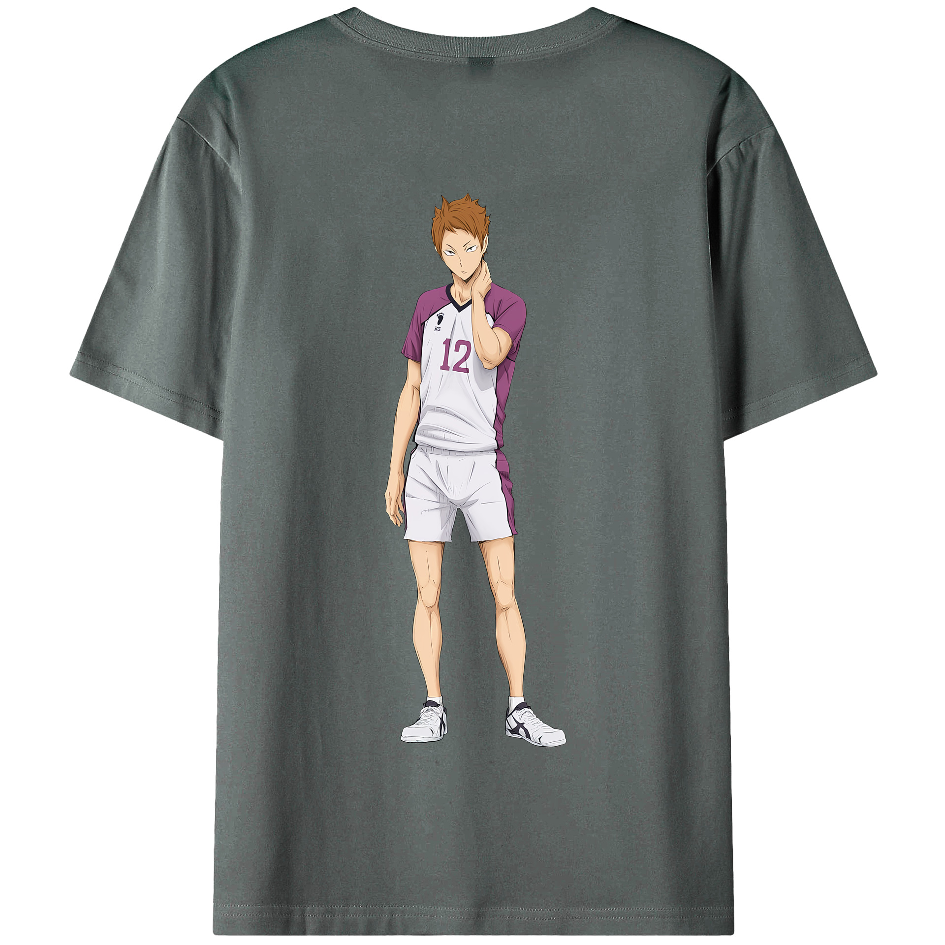 （画像用） ハイキュー!! Haikyu!! 綿100％半袖Tシャツ（背面プリント）